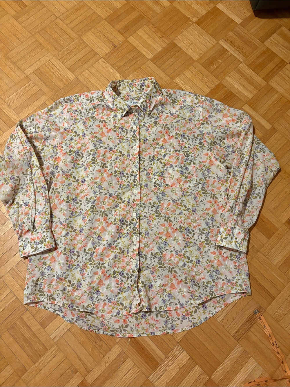 Tilley Endurable. Floral Button-Down Shirt -